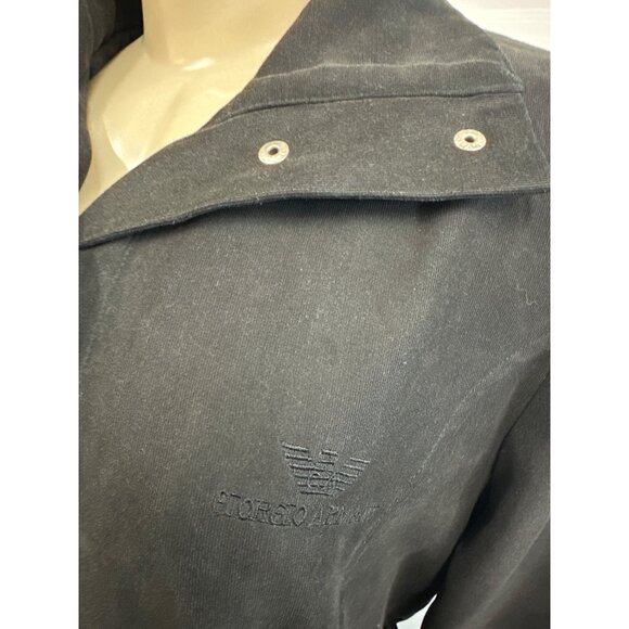 Giorgio Armani Women's Black Button Up Jacket Coat Sz S - Picture 5 of 12